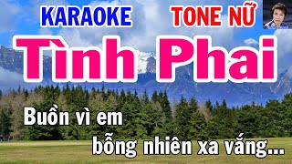 Karaoke Tình Phai Tone Nữ Nhạc Sống gia huy beat [upl. by Pincince271]