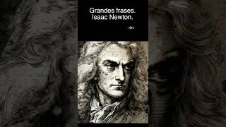 Isaac Newton  Grandes frases ciencia newton física [upl. by Entirb]