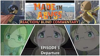 Made in Abyss Dub Episode 3 quotDeparturequot Blind Reaction [upl. by Nosral]