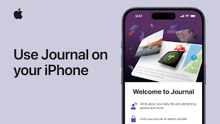 How to use Journal on your iPhone  Apple Support [upl. by Brechtel]