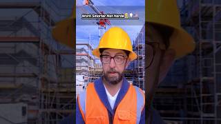 Part 20  work smarter not harde👷💯💡 workers work job smart construction viralvideo shorts [upl. by Domenech]