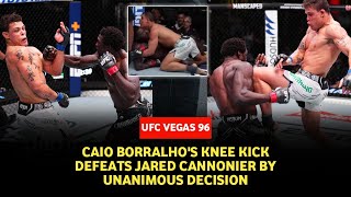 UFC Vegas 96 Results Caio Borralho Looks Great But Cant Beat Jared Cannonier in Thrilling Fight [upl. by Doi]