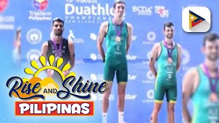 Mileham ng Australia at Burgos ng Pilipinas wagi sa 2023 Asia Duathlon Championship [upl. by Lew]