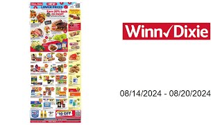 Winn Dixie Weekly Ad US  08142024  08202024 [upl. by Ardnasela]