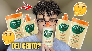 TESTEI O CREME DA KOLENE ORIGINAL NO MEU CABELO CACHEADO VALE A PENA [upl. by Candida]