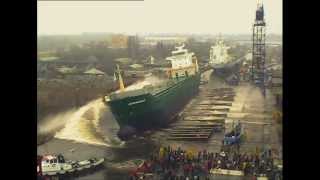 Launching  Tewaterlating Ms Bornholm [upl. by Blynn40]