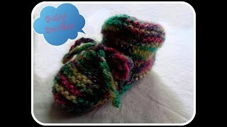 Knit Baby Booties [upl. by Ambros]