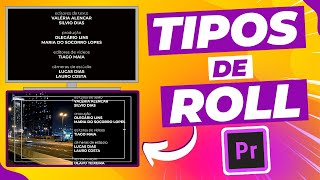 🟣Como fazer CRÉDITOS FINAIS em Movimento no Adobe Premiere2023Criar ROLL FINAL no Premiere [upl. by Agrippina129]