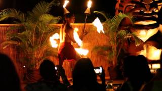 Aulii Luau Fire Dancer at the Sheraton Kauai Hawaii [upl. by Reeba]