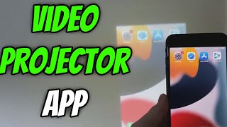 Flashlight Video Projector App  How to Turn your Phone into a Mobile Projector iOS Android [upl. by Yulma114]