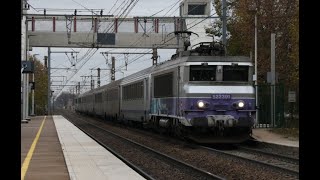 Circulation ferroviaire dense à Gevrey [upl. by Esihcoc]