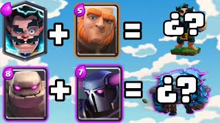 Fusiones de Cartas Clash Royale ¿La pondrán en el juego [upl. by Erin]