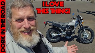 Yamaha TW200 On and Off Road Test Ride The Most Charming Dual Sport Motorcycle Ever [upl. by Haidabej424]