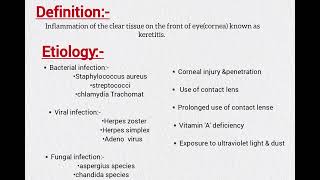 keretitis an eye disorder [upl. by Joab705]