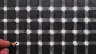 Can You See The Black Dot Draw Optical Illusion Grid [upl. by Anoli]