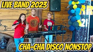 NEW LIVE BAND 2023  CHA  CHA DISCO NONSTOP 2023  ARLIN RAMBO amp PRUDY FT ZALDY MINI SOUND [upl. by Kamat]