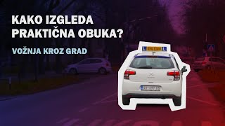 Auto škola quotSalequot Sombor  Kako izgleda gradska vožnja praktična obuka [upl. by Tteraj]