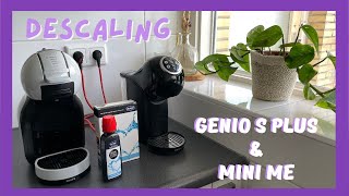 DESCALING OUR DOLCE GUSTO COFFEE MACHINES  The difference when descaling GENIO S PLUS amp MINI ME [upl. by Lacym850]