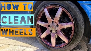 how to DEEP CLEAN your alloy Wheels YOU WONT NEED ANYTHING ELSE [upl. by Brahear530]