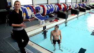 Swim drills  sculling with Stuart Hayes and Michelle Dillon [upl. by Naimerej]