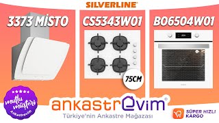 Silverline Beyaz Ankastre Set  3373 Misto CS5343W01 BO6504W01 [upl. by Eniliuqcaj]