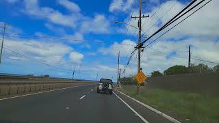 DRIVING WAIANAE HAWAII [upl. by Ayerf541]