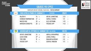 Shoreham amp Otford CC Sunday 1st XI v Chelsfield Park CC Sunday S [upl. by Sialac]