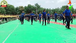 Independence Day Celebration in Mandleshwar Town by the students of Shrikanwartara School [upl. by Assilak]