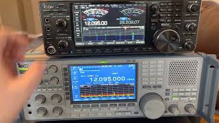 Icom 7610 vs Icom 9500 [upl. by Ciardap102]