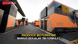 F1 Paddock Motorhome Markas Berjalan Yang Mewah dan Inovatif [upl. by Anagnos431]