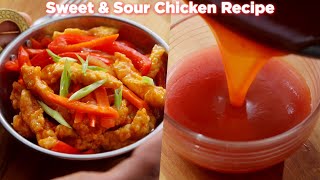 Easy Sweet amp Sour Chicken With Sauce Recipe [upl. by Hassadah930]