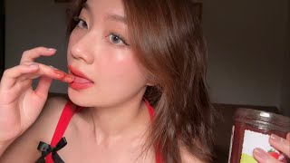 ASMR Eating Jam Mouth Sounds [upl. by Buroker]