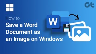 How to Save a Word Document As An Image in Windows 11  Easily Convert Word Doc to PNGs or JPEGs [upl. by Siraj]