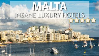 TOP 10 INSANE Luxury Hotels in MALTA 2024 [upl. by Irrol]