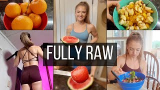 What I Eat In A Day FULLY RAW LOWFAT FRUGIVORE [upl. by Leund]