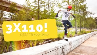 ROCES M12 w KIZER TRIMAX 3X110  rollerblading [upl. by Awahsoj758]