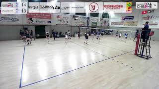 SERIE CF  RMI MOLLIFICIO VAL CHISONE  VILLANOVA VOLLEY BAM [upl. by Sairahcaz]