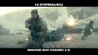 12 STIPRIAUSIŲ  karinis veiksmo filmas  išslaptinta tikra istorija kinuose nuo vasario 2 d [upl. by Lunette]