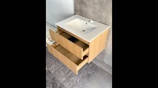 Ceramic integrated basin for bathroom sink can be customized [upl. by Danice456]