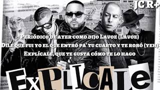 Explicale remix letra  yandel  noriel  bad bunny  cosculluela  brytiago [upl. by Archaimbaud803]