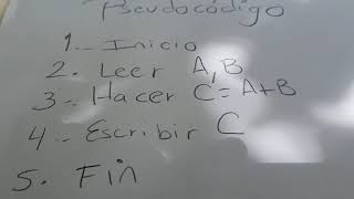 Resolver un algoritmo atraves de un pseudocódigo y un diagrama de flujo [upl. by Yttisahc]