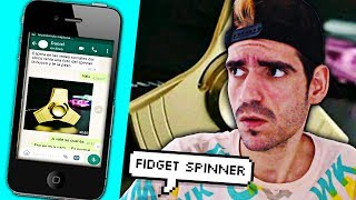 FIDGET SPINNER LA CONVERSACIÓN DE WHATSAPP LA MUERTE SUICIDA [upl. by Frey264]