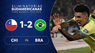 CHILE vs BRASIL 12  RESUMEN  ELIMINATORIAS SUDAMERICANAS  FECHA 9 [upl. by Akiret811]