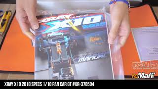 Xray X10 2018 110 RC Pan Car Unbox [upl. by Aynas]