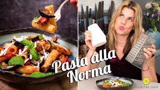 Pasta alla Norma mit Auberginen  köstliches italienisches Rezept  Felicitas Then [upl. by Aral]