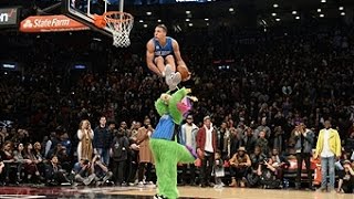 Aaron Gordon UndertheLegs Over the Mascot Dunk [upl. by Rinum]