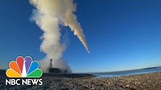 Russia Tests Supersonic AntiShip Missiles  NBC News [upl. by Marianna541]