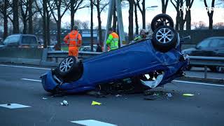 Meerdere gewonden bij ongeval op A28 bij Staphorst [upl. by Pauiie533]