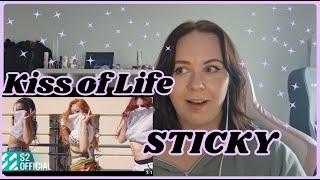 KISS OF LIFE STICKY MV REACTION [upl. by Ahsekram]