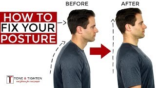 How To Correct Your Posture  5 Home Exercises To Fix Your Posture [upl. by Tews235]